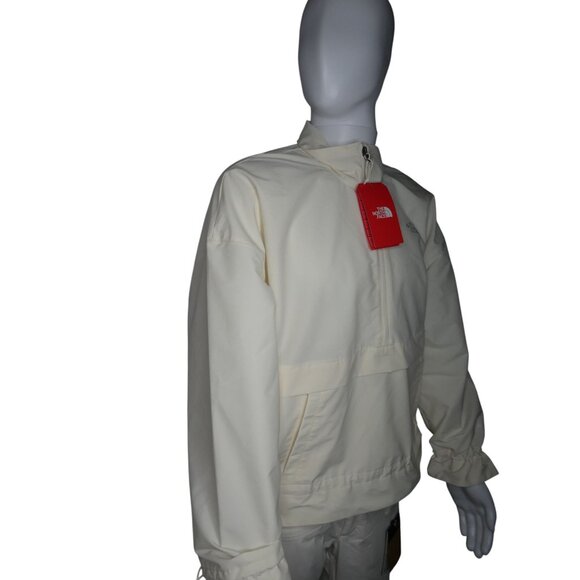 The‎ North Face Women's Easy Wind Pullover White Dune Size XL - Picture 4 of 16